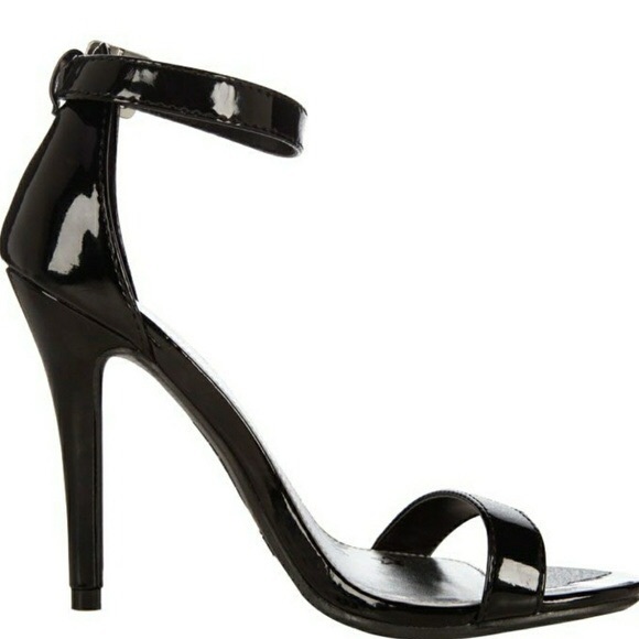 Brash Shoes - Skinny ankle strap heels